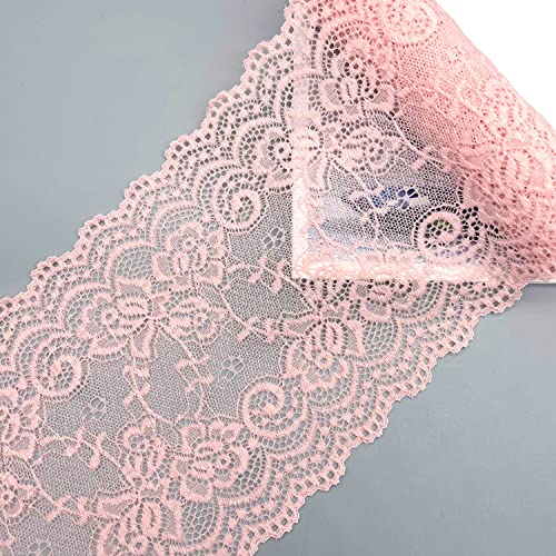 15cmx3m Elastizität Spitzenborte Spitzenband Spitzenbordüre Zierband Spitze Blume Borte für Handwerk Dessous Hochzeitskleid Hochzeit Dekor,DIY Basteln,Tischdeko,Rosa #2 15cmx3m Elastizität Spitzenborte Spitzenband Spitzenbordüre Zierband Spitze Blume Borte für Handwerk Dessous Hochzeitskleid Hochzeit Dekor,DIY Basteln,Tischdeko,Rosa #2 von Wambere