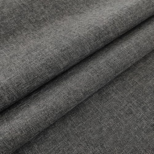 1m x 145cm Stoffe Baumwoll- und Leinenstoffe Meterware Stoff Dekostoff Sofastoff Bastelstoffe für DIY Nähen Handwerk Tischdekoration Kleidungsdekoration Heimdekoration,Dunkelgrau von Wambere