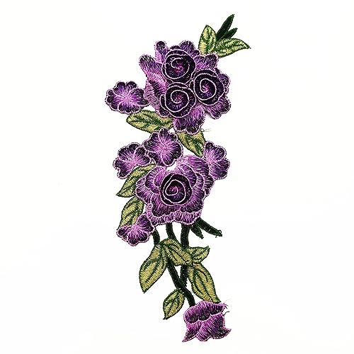 2 Stück Applikationsflecken Blume Stickerei Applikation Patches 3D Spitzenapplikation Kragen Gestickte Flicken Aufnäher Applique für Nähen DIY Handwerk Hochzeitskleid Brautkleid Kleid,Lila 2 Stück Applikationsflecken Blume Stickerei Applikation Patches 3D Spitzenapplikation Kragen Gestickte Flicken Aufnäher Applique für Nähen DIY Handwerk Hochzeitskleid Brautkleid Kleid,Lila von Wambere