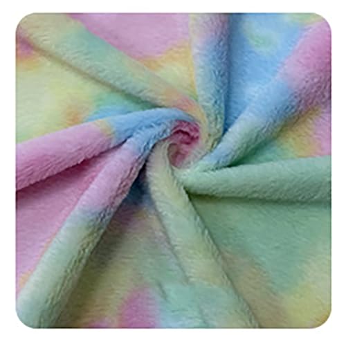 2 Yard Regenbogen Plüschstoff Meterware,Weicher Kunstfellstoff in Kaninchenfell-Optik,Farbverlauf Teddyfell,Kunstfell,Stoff zum Nähen,Faux fur,Kunstpelz,für Deko,Kostüm,DIY,150 cm,Lila Blau Grün 2 Yard Regenbogen Plüschstoff Meterware,Weicher Kunstfellstoff in Kaninchenfell-Optik,Farbverlauf Teddyfell,Kunstfell,Stoff zum Nähen,Faux fur,Kunstpelz,für Deko,Kostüm,DIY,150 cm,Lila Blau Grün von Wambere