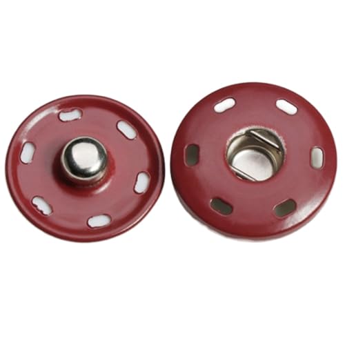 20 Sätze Druckknopf Set 10mm Metall Druckknöpfe Druckknopf zum Annähen Kleidung Snap Button Aufnähbare Druckknöpfe Snap Fasteners für DIY Handtasche Handwerk Kleidungsdekoration,Weinrot 20 Sätze Druckknopf Set 10mm Metall Druckknöpfe Druckknopf zum Annähen Kleidung Snap Button Aufnähbare Druckknöpfe Snap Fasteners für DIY Handtasche Handwerk Kleidungsdekoration,Weinrot von Wambere