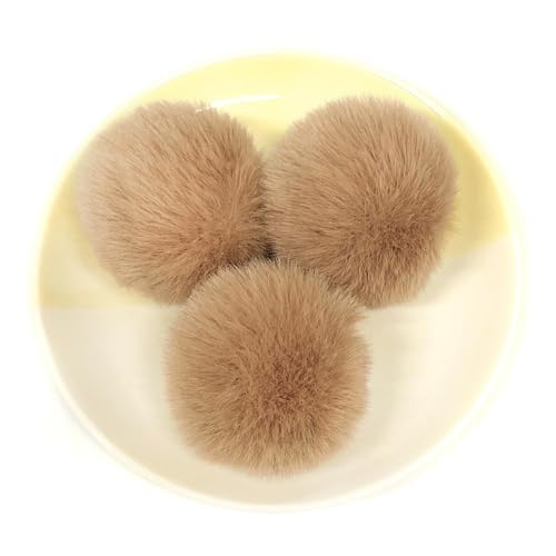 20 Stück 6cm Pompons zum Basteln,Pompon Kunstfell Bommel Plüschbälle mit Elastischer Schlaufe,für DIY Kunsthandwerk Haarschmuck Hochzeiten Geburtstage Weihnachten Dekorationen,Kamel 20 Stück 6cm Pompons zum Basteln,Pompon Kunstfell Bommel Plüschbälle mit Elastischer Schlaufe,für DIY Kunsthandwerk Haarschmuck Hochzeiten Geburtstage Weihnachten Dekorationen,Kamel von Wambere