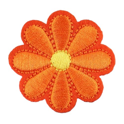 20 Stück Blumen Bestickte Patches Aufnäheraufkleber Gestickter Aufnäher zum Aufbügeln Aufbügelflicken Bügelflicken Bügelbild für DIY Basteln Jacken Jeans T-Shirt Kleidungsdekoration,Orange 20 Stück Blumen Bestickte Patches Aufnäheraufkleber Gestickter Aufnäher zum Aufbügeln Aufbügelflicken Bügelflicken Bügelbild für DIY Basteln Jacken Jeans T-Shirt Kleidungsdekoration,Orange von Wambere
