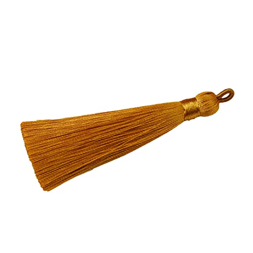 20 Stück Quasten Anhänger,8cm Bunte Quasten-Lesezeichen,Tassel Troddel Armband Schlüsselanhänger Basteln Quaste für Ohrringe Schmuckherstellung Taschen Lesezeichen DIY Handwerk Zubehör,Dunkelgelb 20 Stück Quasten Anhänger,8cm Bunte Quasten-Lesezeichen,Tassel Troddel Armband Schlüsselanhänger Basteln Quaste für Ohrringe Schmuckherstellung Taschen Lesezeichen DIY Handwerk Zubehör,Dunkelgelb von Wambere