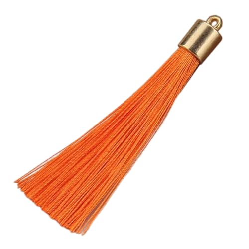 20 Stück Quastenanhänger Quasten Bunte Quasten,Mini Quasten Anhänge,Tassel Anhänger Charm mit Kappen,für Schmuckherstellung, Souvenir,Lesezeichen,DIY Handwerk Zubehör Heimdekoration,Orange 20 Stück Quastenanhänger Quasten Bunte Quasten,Mini Quasten Anhänge,Tassel Anhänger Charm mit Kappen,für Schmuckherstellung, Souvenir,Lesezeichen,DIY Handwerk Zubehör Heimdekoration,Orange von Wambere