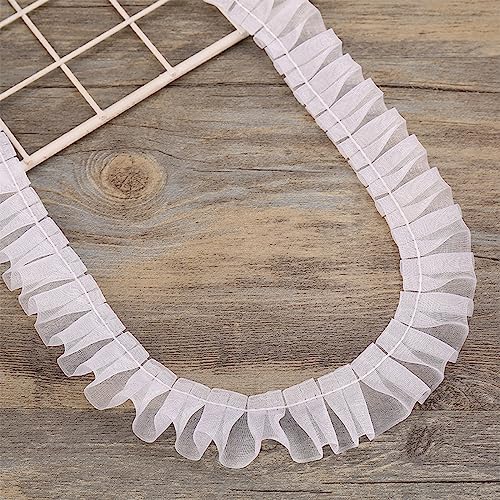 20 Yards 2.5 cm Spitzenband Gerafftes Rüschen Spitzenborte Elastisches Stoff Spitzenbesatz,Vintage Spitze-Borten Deko,für DIY Nähen Handwerk Hochzeit Deko Scrapbooking Geschenkverpackung,Weiss 20 Yards 2.5 cm Spitzenband Gerafftes Rüschen Spitzenborte Elastisches Stoff Spitzenbesatz,Vintage Spitze-Borten Deko,für DIY Nähen Handwerk Hochzeit Deko Scrapbooking Geschenkverpackung,Weiss von Wambere