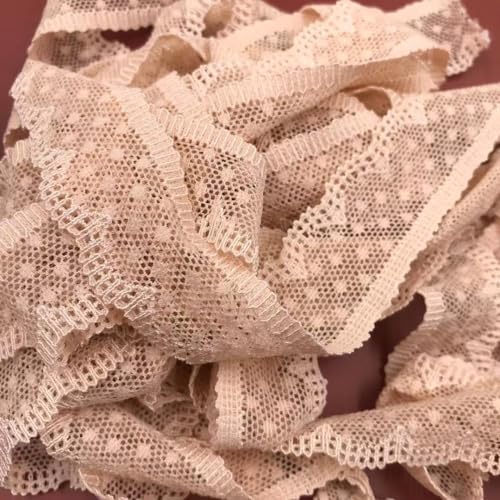 20 Yards 2.5cm Spitzenband, Selbstklebende Spitze Vintage Häkelband Spitze Dekoband Spitze Zierband Spitzenstoff Spitzenborte Geschenkband für Nähen Basteln Geschenkverpackung Hochzeit,Sekt 20 Yards 2.5cm Spitzenband, Selbstklebende Spitze Vintage Häkelband Spitze Dekoband Spitze Zierband Spitzenstoff Spitzenborte Geschenkband für Nähen Basteln Geschenkverpackung Hochzeit,Sekt von Wambere