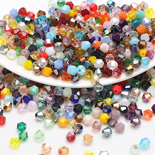 200 Stück 4mm Kristall Glas Perlen Facettierte Glasperle Kügelchen Bunte Glasperlen Kunstperlen Mehrfarbig Sortierte Perlen Gemischt Bastelperlen für Handwerk Armband Halsketten Schmuck,Mischfarbe 200 Stück 4mm Kristall Glas Perlen Facettierte Glasperle Kügelchen Bunte Glasperlen Kunstperlen Mehrfarbig Sortierte Perlen Gemischt Bastelperlen für Handwerk Armband Halsketten Schmuck,Mischfarbe von Wambere