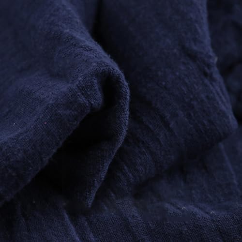 200cm x 130cm Stoffe Stoff aus Baumwolle und Leinen,Dünner Leinenstoff,Stoff Fabric Meterware,Fabric zum Nähen,Dekostoff für DIY Basteln Kleidungsdekoration Tischdekoration,Navy blau 200cm x 130cm Stoffe Stoff aus Baumwolle und Leinen,Dünner Leinenstoff,Stoff Fabric Meterware,Fabric zum Nähen,Dekostoff für DIY Basteln Kleidungsdekoration Tischdekoration,Navy blau von Wambere