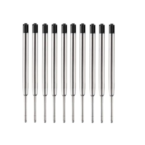 24 Stück Kugelschreiberminen Großraumminen Metall Ersatzminen für das G2-Format Ballpoint Pen Refills 1,0mm Kugelschreiber Minen Universal Kugelschreiber Ersatzminen Schreibfarbe Schwarz 24 Stück Kugelschreiberminen Großraumminen Metall Ersatzminen für das G2-Format Ballpoint Pen Refills 1,0mm Kugelschreiber Minen Universal Kugelschreiber Ersatzminen Schreibfarbe Schwarz von Wambere