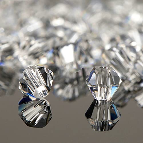 280 Stück 6mm Kristall Glas Perlen Facettierte Glasperle Kügelchen Bunte Glasperlen Runde Kunstperlen Mehrfarbig Sortierte Perlen Gemischt Bastelperlen für Handwerk Armband Schmuck,Weiss 280 Stück 6mm Kristall Glas Perlen Facettierte Glasperle Kügelchen Bunte Glasperlen Runde Kunstperlen Mehrfarbig Sortierte Perlen Gemischt Bastelperlen für Handwerk Armband Schmuck,Weiss von Wambere