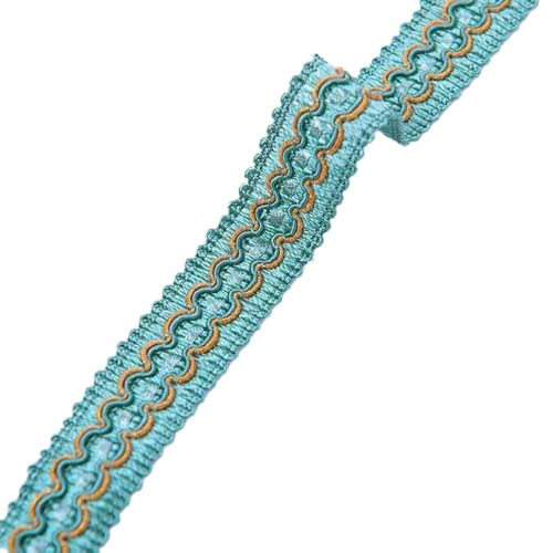 2M Spitzenband, Zierband Spitze Borte Bänder Dekoband Zierband Spitzenstoff Für Nähen Handwerk Kleidung Kleid Nähen Gardinen Tischläufer Dekoration,Blau von Wambere