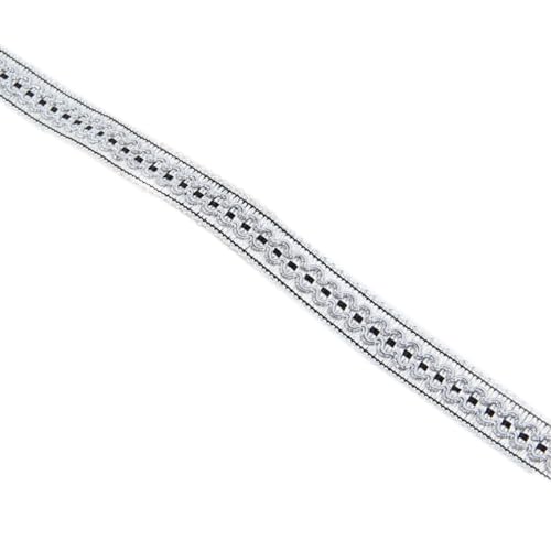 2M Spitzenband, Zierband Spitze Borte Bänder Dekoband Zierband Spitzenstoff Für Nähen Handwerk Kleidung Kleid Nähen Gardinen Tischläufer Dekoration,Grau 2M Spitzenband, Zierband Spitze Borte Bänder Dekoband Zierband Spitzenstoff Für Nähen Handwerk Kleidung Kleid Nähen Gardinen Tischläufer Dekoration,Grau von Wambere