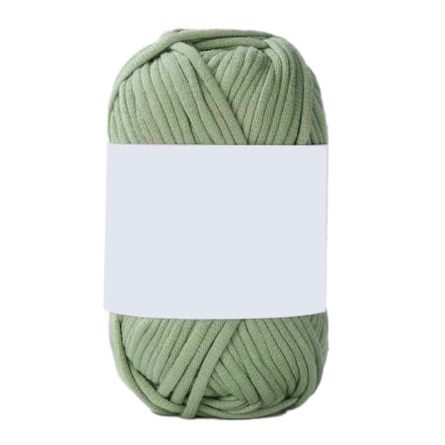 3 x 50g Baumwollfaden Baumwollgarn Garn Wolle Handstrickgarn Stricken Häkeln Makramee Häkelgarn Baumwollseil Baumwollschnur für DIY Gewebte Basteln Decke Taschen Mützen Kissen,Avocadogrün von Wambere