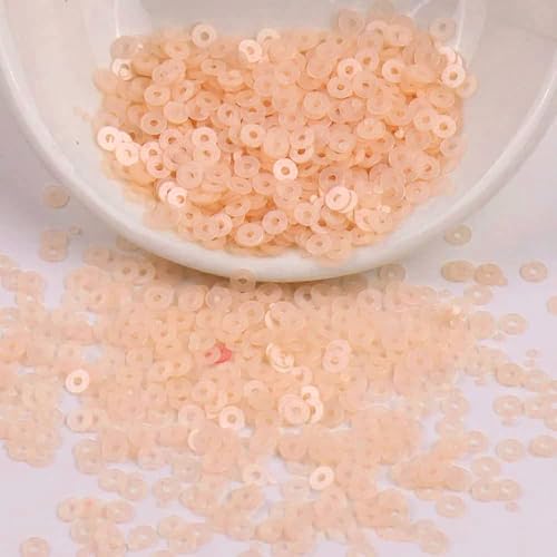 3000 Stück Pailetten kit paietten Pailletten basteln Lose Pailletten Cup Schillernde Spangles für DIY Kunsthandwerk Herstellung Nähen Aufkleben Auffädeln Glänzende Dekorative Hochzeit 3 mm,Dunkelpink von Wambere