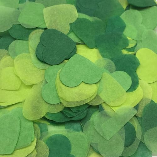 30g Bunt Papier Herz Konfetti Streudeko Herzförmige Konfetti Geburtstag Deko Papier Konfetti Tischdekoration Luftballons Korationen Hochzeit Party Babydusche Valentinstag,Grün 30g Bunt Papier Herz Konfetti Streudeko Herzförmige Konfetti Geburtstag Deko Papier Konfetti Tischdekoration Luftballons Korationen Hochzeit Party Babydusche Valentinstag,Grün von Wambere