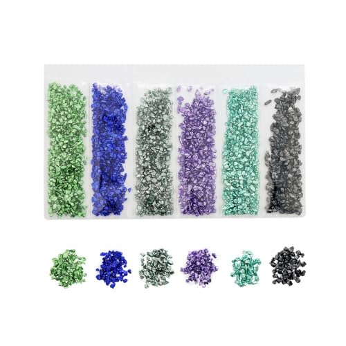 30g Crushed Glass Zerkleinertes Glasfüller 1-3mm Unregelmäßiges Glas zum Basteln Glasgranulat Deko für DIY Resin Silikonform Füller Epoxidharz Dekoration Mikrolandschaftsgestaltung,Farbe 13 30g Crushed Glass Zerkleinertes Glasfüller 1-3mm Unregelmäßiges Glas zum Basteln Glasgranulat Deko für DIY Resin Silikonform Füller Epoxidharz Dekoration Mikrolandschaftsgestaltung,Farbe 13 von Wambere
