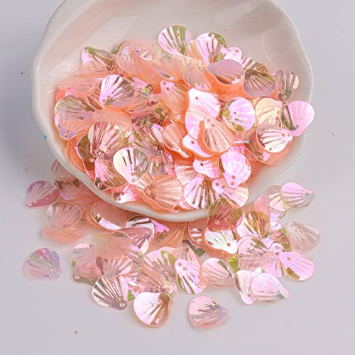 360 Stück Shell Pailletten,Shell Form Pailletten basteln Lose Pailletten Cup Schillernde Spangles Handgemachte DIY Kreative Farbe Perlen Pailletten für Handwerk Hochzeitsdekoration 13mm,Rosa C 360 Stück Shell Pailletten,Shell Form Pailletten basteln Lose Pailletten Cup Schillernde Spangles Handgemachte DIY Kreative Farbe Perlen Pailletten für Handwerk Hochzeitsdekoration 13mm,Rosa C von Wambere