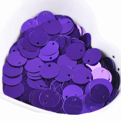 40g Pailletten Ca. 1200 Stück 10mm Runde Pailletten Lose Pailletten mit Loch Pailletten zum Basteln für DIY Nähen Handwerk Schmuckherstellung Kleidungsdekoration Heimdekoration,Lila 40g Pailletten Ca. 1200 Stück 10mm Runde Pailletten Lose Pailletten mit Loch Pailletten zum Basteln für DIY Nähen Handwerk Schmuckherstellung Kleidungsdekoration Heimdekoration,Lila von Wambere