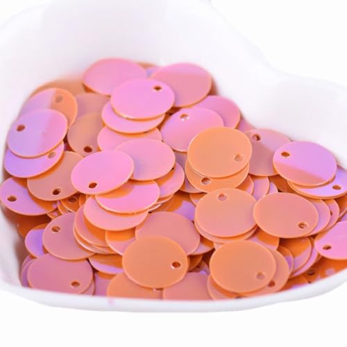 40g Pailletten Ca. 1200 Stück 10mm Runde Pailletten Lose Pailletten mit Loch Pailletten zum Basteln für DIY Nähen Handwerk Schmuckherstellung Kleidungsdekoration Heimdekoration,Orange 40g Pailletten Ca. 1200 Stück 10mm Runde Pailletten Lose Pailletten mit Loch Pailletten zum Basteln für DIY Nähen Handwerk Schmuckherstellung Kleidungsdekoration Heimdekoration,Orange von Wambere