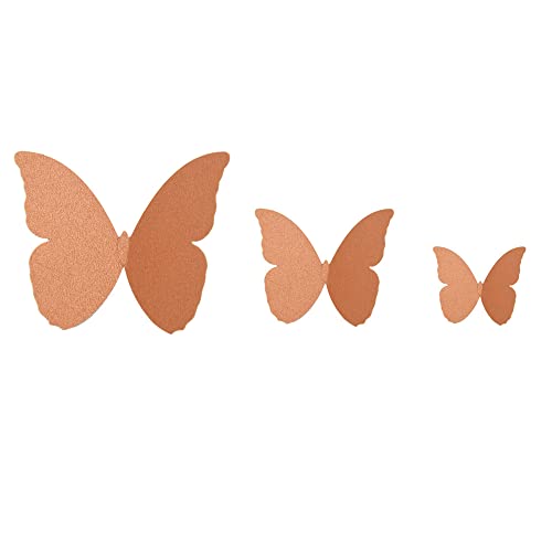 48 Stück 3D Schmetterling Wandaufkleber Abnehmbar Schmetterling Aufkleber Wandtattoos,für Heim Hochzeit Dekor Wohnzimmer Kinder-Zimmer Mädchen Küche Fenster Möbel Party Wand-Tisch-Deko,Bronze 48 Stück 3D Schmetterling Wandaufkleber Abnehmbar Schmetterling Aufkleber Wandtattoos,für Heim Hochzeit Dekor Wohnzimmer Kinder-Zimmer Mädchen Küche Fenster Möbel Party Wand-Tisch-Deko,Bronze von Wambere