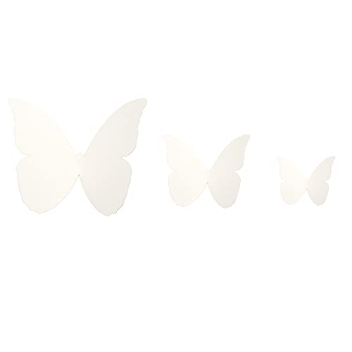 48 Stück 3D Schmetterling Wandaufkleber Abnehmbar Schmetterling Aufkleber Wandtattoos,für Heim Hochzeit Dekor Wohnzimmer Kinder-Zimmer Mädchen Küche Fenster Möbel Party Wand-Tisch-Deko,Weiss 48 Stück 3D Schmetterling Wandaufkleber Abnehmbar Schmetterling Aufkleber Wandtattoos,für Heim Hochzeit Dekor Wohnzimmer Kinder-Zimmer Mädchen Küche Fenster Möbel Party Wand-Tisch-Deko,Weiss von Wambere
