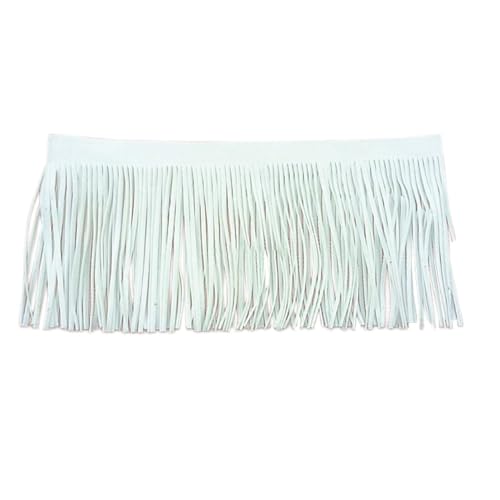 4m×10cm Fransenborte Wildleder-Quastenband Wildlederimitat Fransenverzierung Fransenbordüre Fransenband Dekoband Quaste Fransen-Borten Bänder,für DIY Basteln Nähen Kleiderdekoration,Weiß 4m×10cm Fransenborte Wildleder-Quastenband Wildlederimitat Fransenverzierung Fransenbordüre Fransenband Dekoband Quaste Fransen-Borten Bänder,für DIY Basteln Nähen Kleiderdekoration,Weiß von Wambere