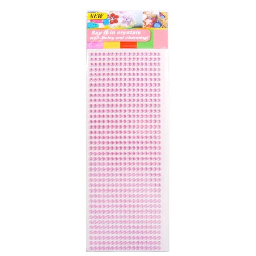 5 Blatt 3mm Strassaufkleber Acryl Strasssteine Glitzersteine Selbstklebend trasssteine Sticker Schmucksteine Aufkleber Glitzersteine für DIY Handwerk Fotorahmen Grußkarten Scrapbooking,Hell-Pink 5 Blatt 3mm Strassaufkleber Acryl Strasssteine Glitzersteine Selbstklebend trasssteine Sticker Schmucksteine Aufkleber Glitzersteine für DIY Handwerk Fotorahmen Grußkarten Scrapbooking,Hell-Pink von Wambere