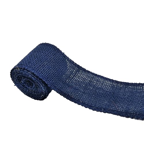 5 Rollen 6cm×2m Juteband Spitzenband Burlap Ribbon Leinenband Spitze Sackleinen Band Dekoband Geschenkband Für Weihnachten Hochzeit Geburtstag Bankett Party Geschenkverpackung Dekoration,Navy blau 5 Rollen 6cm×2m Juteband Spitzenband Burlap Ribbon Leinenband Spitze Sackleinen Band Dekoband Geschenkband Für Weihnachten Hochzeit Geburtstag Bankett Party Geschenkverpackung Dekoration,Navy blau von Wambere