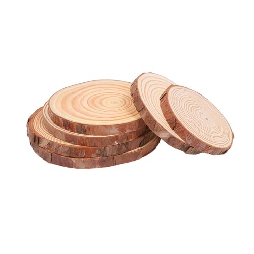 5 Stück Baumscheibe,Holzscheiben Ohne Loch,Naturholzscheiben Baumscheiben Rund zum Basteln,für DIY Handwerk Hochzeit Tischdekoration Weihnachtsdekoration,Dicke 1 cm, Durchmesser 10-12 cm 5 Stück Baumscheibe,Holzscheiben Ohne Loch,Naturholzscheiben Baumscheiben Rund zum Basteln,für DIY Handwerk Hochzeit Tischdekoration Weihnachtsdekoration,Dicke 1 cm, Durchmesser 10-12 cm von Wambere