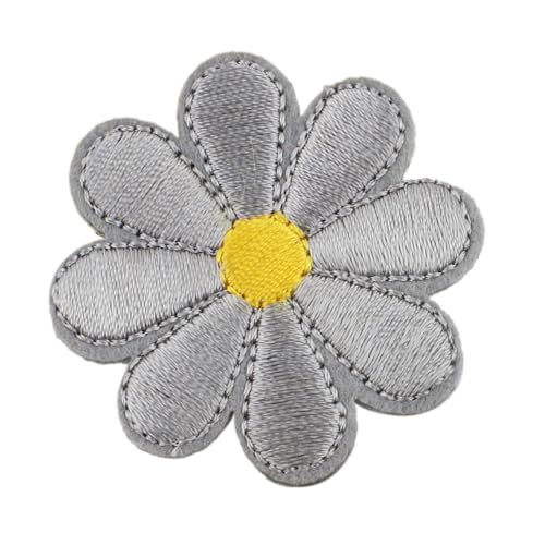 5 Stück Blumen Bestickte Patches Aufnäheraufkleber Gestickter Aufnäher zum Aufbügeln Aufbügelflicken Bügelflicken Bügelbild für DIY Basteln Jacken Jeans T-Shirt Kleidungsdekoration,Grau 5 Stück Blumen Bestickte Patches Aufnäheraufkleber Gestickter Aufnäher zum Aufbügeln Aufbügelflicken Bügelflicken Bügelbild für DIY Basteln Jacken Jeans T-Shirt Kleidungsdekoration,Grau von Wambere