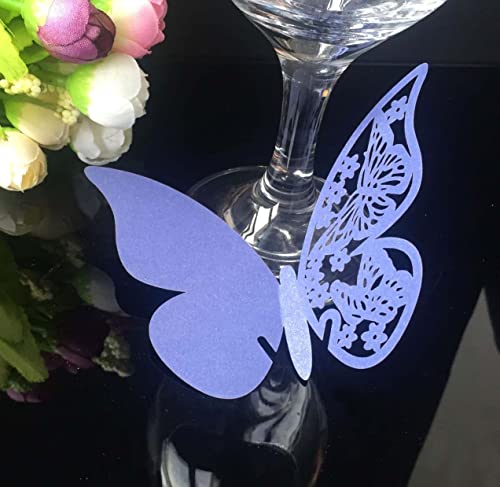50 Stück Schmetterling Trichterwinde Tischkarten Namenskarten Glasanhänger Wandsticker für Tischdeko Hochzeit Party Haus Deco,Schmetterling Tischkarten Laser Platzkarten Namenskarten,Blau Lila 50 Stück Schmetterling Trichterwinde Tischkarten Namenskarten Glasanhänger Wandsticker für Tischdeko Hochzeit Party Haus Deco,Schmetterling Tischkarten Laser Platzkarten Namenskarten,Blau Lila von Wambere