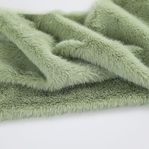 50x50cm Flor Kunstfell-Stoff Weich Kaninchen Imitations PlüSch Stretch Stoff Stoffe für Sofakissen Handwerk Schal Nähen Puppen Kissen Sitzpolster Kleidung Teppich Kostüme,Hellgrün D 50x50cm Flor Kunstfell-Stoff Weich Kaninchen Imitations PlüSch Stretch Stoff Stoffe für Sofakissen Handwerk Schal Nähen Puppen Kissen Sitzpolster Kleidung Teppich Kostüme,Hellgrün D von Wambere