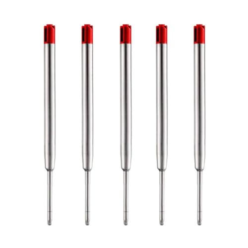 6 Stück Kugelschreiberminen Großraumminen Metall Ersatzminen für das G2-Format Ballpoint Pen Refills 1,0mm Kugelschreiber Minen Universal Kugelschreiber Ersatzminen Schreibfarbe Rot 6 Stück Kugelschreiberminen Großraumminen Metall Ersatzminen für das G2-Format Ballpoint Pen Refills 1,0mm Kugelschreiber Minen Universal Kugelschreiber Ersatzminen Schreibfarbe Rot von Wambere