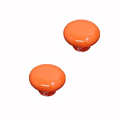 6 Stück Möbelknöpfe Keramikknopf Möbelgriff Türknauf Schrankgriff Schrankknopf Möbelknauf Schubladengriffe Schubladenknopf Kommodenknöpfe Knauf für Schrank Schublade für Möbeldekoration,Orange L 6 Stück Möbelknöpfe Keramikknopf Möbelgriff Türknauf Schrankgriff Schrankknopf Möbelknauf Schubladengriffe Schubladenknopf Kommodenknöpfe Knauf für Schrank Schublade für Möbeldekoration,Orange L von Wambere