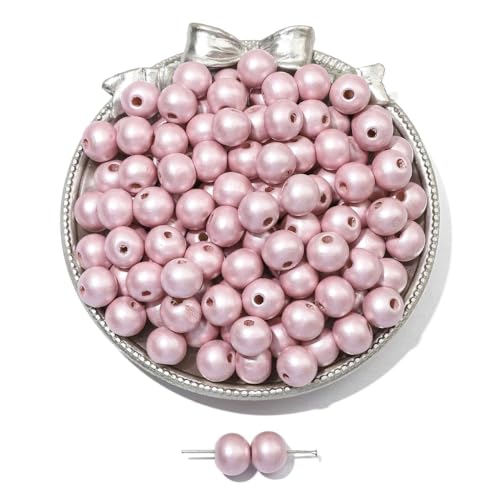 60 Stück 10mm Farbige Holzperlen Runde Holzperlen zum Auffädeln Perlen Bastelnperlen Lose Perlen mit Loch Zwischenperlen Für DIY Handwerk Schmuckherstellung Armbänder Halsketten,Hell-Pink 60 Stück 10mm Farbige Holzperlen Runde Holzperlen zum Auffädeln Perlen Bastelnperlen Lose Perlen mit Loch Zwischenperlen Für DIY Handwerk Schmuckherstellung Armbänder Halsketten,Hell-Pink von Wambere