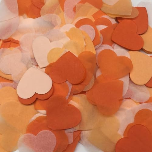 60g Bunt Papier Herz Konfetti Streudeko Herzförmige Konfetti Geburtstag Deko Papier Konfetti Tischdekoration Luftballons Korationen Hochzeit Party Babydusche Valentinstag,Orange 60g Bunt Papier Herz Konfetti Streudeko Herzförmige Konfetti Geburtstag Deko Papier Konfetti Tischdekoration Luftballons Korationen Hochzeit Party Babydusche Valentinstag,Orange von Wambere