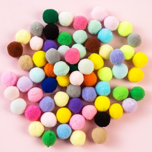 70 Stück 2.5cm Bunte Pompons,Pompons zum Basteln,Weich Flauschig Pom Poms,Elastische Pompons Plüsch Bälle,für DIY Kreativen Handwerk Ostern Weihnachten Geburtstag Partydekoration, 70 Stück 2.5cm Bunte Pompons,Pompons zum Basteln,Weich Flauschig Pom Poms,Elastische Pompons Plüsch Bälle,für DIY Kreativen Handwerk Ostern Weihnachten Geburtstag Partydekoration, von Wambere