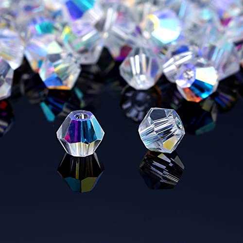 720 Stück 3mm Kristall Glas Perlen Facettierte Glasperle Kügelchen Bunte Glasperlen Runde Kunstperlen Mehrfarbig Sortierte Perlen Gemischt Bastelperlen für Handwerk Armband Schmuck,Weiß A 720 Stück 3mm Kristall Glas Perlen Facettierte Glasperle Kügelchen Bunte Glasperlen Runde Kunstperlen Mehrfarbig Sortierte Perlen Gemischt Bastelperlen für Handwerk Armband Schmuck,Weiß A von Wambere