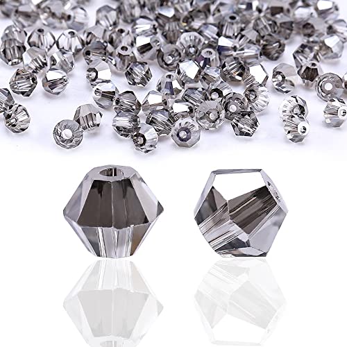720 Stück 4mm Kristall Glas Perlen Facettierte Glasperle Kügelchen Bunte Glasperlen Runde Kunstperlen Mehrfarbig Sortierte Perlen Gemischt Bastelperlen für Handwerk Armband Schmuck,Dunkelgrau 720 Stück 4mm Kristall Glas Perlen Facettierte Glasperle Kügelchen Bunte Glasperlen Runde Kunstperlen Mehrfarbig Sortierte Perlen Gemischt Bastelperlen für Handwerk Armband Schmuck,Dunkelgrau von Wambere