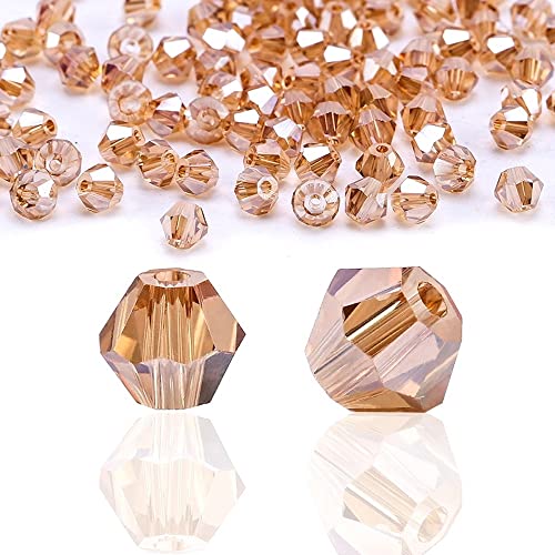 720 Stück 4mm Kristall Glas Perlen Facettierte Glasperle Kügelchen Bunte Glasperlen Runde Kunstperlen Mehrfarbig Sortierte Perlen Gemischt Bastelperlen für Handwerk Armband Schmuck,Sekt 720 Stück 4mm Kristall Glas Perlen Facettierte Glasperle Kügelchen Bunte Glasperlen Runde Kunstperlen Mehrfarbig Sortierte Perlen Gemischt Bastelperlen für Handwerk Armband Schmuck,Sekt von Wambere