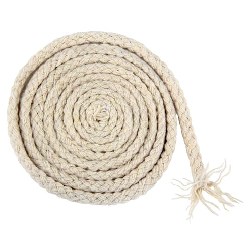Baumwollgarn Makramee,5mm x 10m Premium Baumwolle Makramee Garn Baumwollkordel Natur 5mm Baumwollseil Bunte Baumwoll-für Basteln Stricken Boho Deko Wandbehang Dekoration,Beige Baumwollgarn Makramee,5mm x 10m Premium Baumwolle Makramee Garn Baumwollkordel Natur 5mm Baumwollseil Bunte Baumwoll-für Basteln Stricken Boho Deko Wandbehang Dekoration,Beige von Wambere