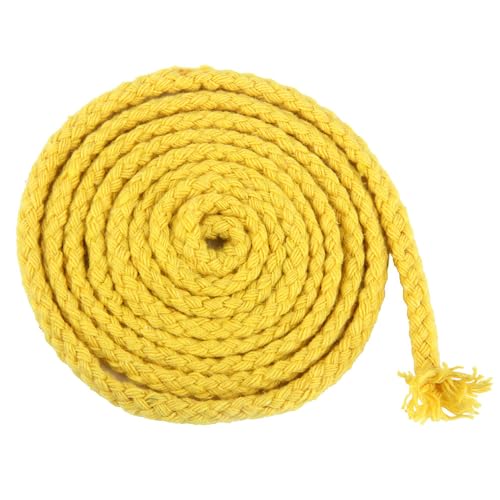 Baumwollgarn Makramee,5mm x 10m Premium Baumwolle Makramee Garn Baumwollkordel Natur 5mm Baumwollseil Bunte Baumwoll-für Basteln Stricken Boho Deko Wandbehang Dekoration,Gelb Baumwollgarn Makramee,5mm x 10m Premium Baumwolle Makramee Garn Baumwollkordel Natur 5mm Baumwollseil Bunte Baumwoll-für Basteln Stricken Boho Deko Wandbehang Dekoration,Gelb von Wambere