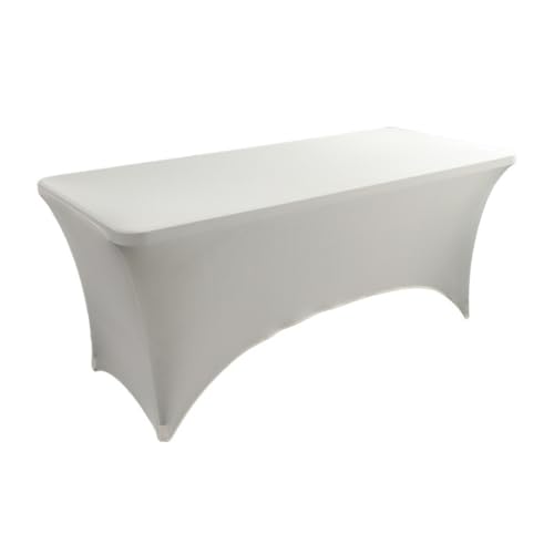 Elastische Tischdecke,Quadratische Tischtuch,Elastisch Biertischhussen Strechhussen Stretch Stehtisch Hussen für Restaurant Hochzeit Party Geburtstag Bankett Dekoration,Creme,244x75x75cm Elastische Tischdecke,Quadratische Tischtuch,Elastisch Biertischhussen Strechhussen Stretch Stehtisch Hussen für Restaurant Hochzeit Party Geburtstag Bankett Dekoration,Creme,244x75x75cm von Wambere