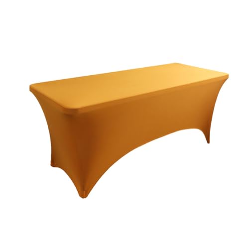 Elastische Tischdecke,Quadratische Tischtuch,Elastisch Biertischhussen Strechhussen Stretch Stehtisch Hussen für Restaurant Hochzeit Party Geburtstag Bankett Dekoration,Gold,244x75x75cm Elastische Tischdecke,Quadratische Tischtuch,Elastisch Biertischhussen Strechhussen Stretch Stehtisch Hussen für Restaurant Hochzeit Party Geburtstag Bankett Dekoration,Gold,244x75x75cm von Wambere