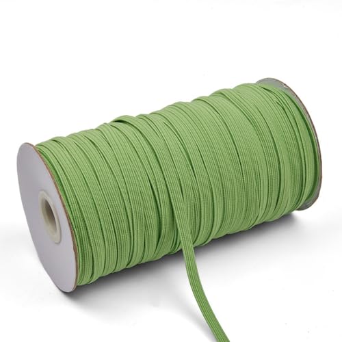 Gummiband Elastisches Band,Gummiband zum Nähen Flaches Gummiband Gummizug Einfassband Elastic Band Elastisches Farbband für DIY Handwerk Basteln Kleidungsdekoration,Hellgrün B,6mmx90m Gummiband Elastisches Band,Gummiband zum Nähen Flaches Gummiband Gummizug Einfassband Elastic Band Elastisches Farbband für DIY Handwerk Basteln Kleidungsdekoration,Hellgrün B,6mmx90m von Wambere