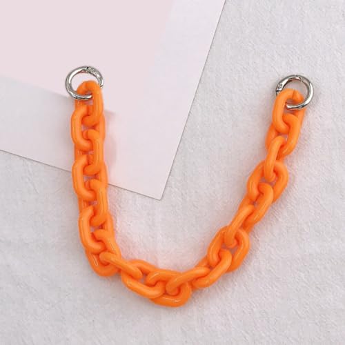 Handykette Universal, Bunte Perlen Handy Lanyard Perlen Handykette Handyhülle Anhänger Telefon Kette Handgelenkschlaufe Schlüsselbund Anti Verlorene Handy Schmuck,Orange Farbe von Wambere