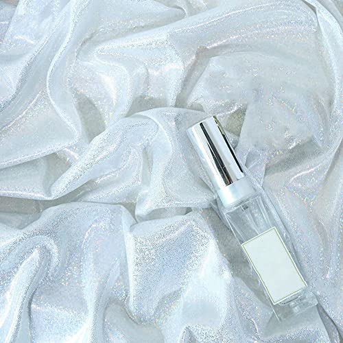 Lasertuch,Lasergestrickter Stoff,Bunte Strickware,Glanz Satin Modestoff Dekostoff Kostümstoff Stoffe zum Nähen Meterware Dekorieren,Hintergrundstoff für Bühnenkostüme,für DIY Nähmuster,Weiss100x150cm Lasertuch,Lasergestrickter Stoff,Bunte Strickware,Glanz Satin Modestoff Dekostoff Kostümstoff Stoffe zum Nähen Meterware Dekorieren,Hintergrundstoff für Bühnenkostüme,für DIY Nähmuster,Weiss100x150cm von Wambere