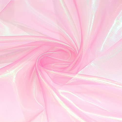 Wambere Organza Stoffe,Lasertuch,Glanz Satin Modestoff Dekostoff Kostümstoff Stoffe zum Nähen Meterware Dekorieren,Hauch Zart,Fein,Durchsichtig,zum Dekorieren Basteln,DIY Nähmuster Handwerk,Rosa Wambere Organza Stoffe,Lasertuch,Glanz Satin Modestoff Dekostoff Kostümstoff Stoffe zum Nähen Meterware Dekorieren,Hauch Zart,Fein,Durchsichtig,zum Dekorieren Basteln,DIY Nähmuster Handwerk,Rosa von Wambere