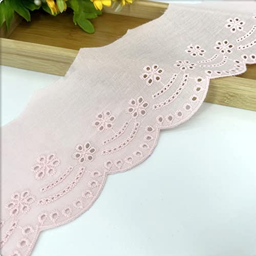 Vintage Hohle Stickerei Baumwolle Spitzenband Dekoband Zierband Spitzenstoff Spitzenborte Häkel-Borte für Nähen Handwerk Weihnachtsdekoration Hochzeit Vorhang Deko Geschenkbox 10cmx5Yard,Rosa Vintage Hohle Stickerei Baumwolle Spitzenband Dekoband Zierband Spitzenstoff Spitzenborte Häkel-Borte für Nähen Handwerk Weihnachtsdekoration Hochzeit Vorhang Deko Geschenkbox 10cmx5Yard,Rosa von Wambere
